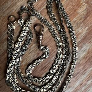 Antique Georgian Victorian Bookchain Necklace